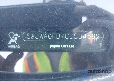 2012 Jaguar Xf z USA, uszkodzony, nr VIN SAJWA0FB7CLS34592